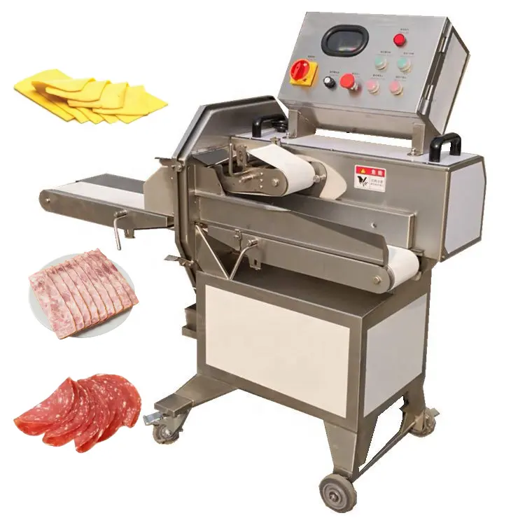 Cortador automático de carne de biltong, cortador elétrico para corte de carne, ham, máquina de fatiar