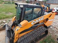 Chargeuse compacte sur chenilles TR320 avec chenilles en caoutchouc et godet pour travaux de construction