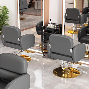 Modern Simple Hydraulic Salon Chair for Haircut Perm <b>Hair</b> <b>Dye</b> with Leather Reclining Beauty Lift for Barbershop <b>Shampoo</b> Styling - Product Image 5