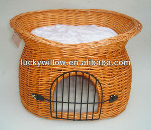 Proveedor directo de fábrica, venta al por mayor, cesta de mimbre hecha a mano para mascotas, cama para perros de sauce - Product Image 4