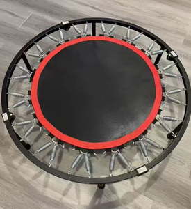 <span class=keywords><strong>Trampoline</strong></span> de Gymnastique Intérieur Pliant Type W à <span class=keywords><strong>Double</strong></span> Ressort, 40 Pouces, en Acier, avec Filet de Protection, Durable et Tendance, Vente Chaude OEM - Product Image 1