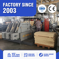 SF2000-máquina clavadora automática de madera con mesa de apilamiento