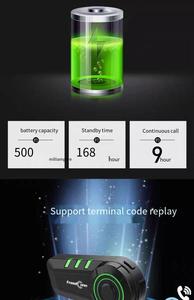 Mũ bảo hiểm có hệ thống liên lạc <span class=keywords><strong>Bluetooth</strong></span> KY dành cho xe máy, chất liệu ABS chống nước, dùng cho đạp xe, trượt tuyết, cưỡi ngựa - Product Image 4