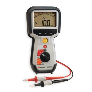 Megger เครื่องวัดความต้านทานฉนวนกันความร้อน250V 500V 1000V สำหรับ MIT400วิเคราะห์ยี่ห้ออเมริกัน - Product Image 2