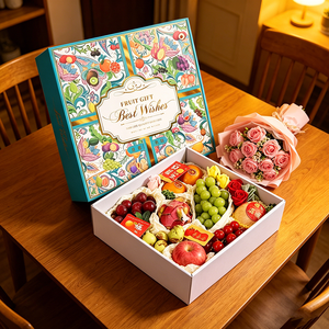Caja de Papel Blanca Portátil para Galletas con Impresión '<span class=keywords><strong>Goodday</strong></span>', Caja de Embalaje para Pastelería con Asa, para Galletas de Ositos, Dulces y Regalos de Postres - Product Image 3