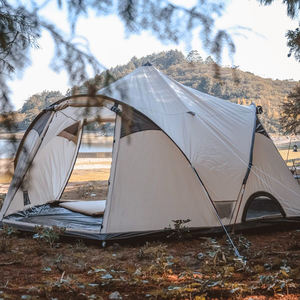 Grande tente de <span class=keywords><strong>camping</strong></span> hexagonale à trois portes, style familial, grande tente de <span class=keywords><strong>camping</strong></span> - Product Image 4