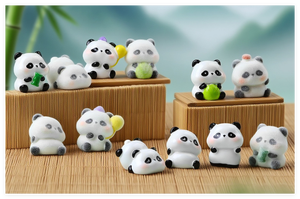 3 डी डिय अच्छी सजावट सहायक उपकरण, फूलों की सजावट मूर्ति मिनी राल जानवरों थोक कार्टून प्यारा खिलौने डिजाइन - Product Image 5