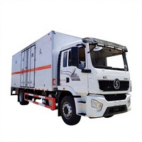Camión de Transporte de Mercancías Peligrosas SHACMAN 4X2, Vehículo para Transporte de Productos Inflamables y Explosivos para Minería, Camión de Transporte Pesado de ANFO