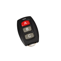 Télécommande de porte de garage sans fil RF programmable 433 MHz de haute qualité, code d'apprentissage, étanche, portée 100 m, en plastique ABS et métal