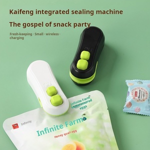Portable Electric Mini Heat Sealer <b>Handheld</b> ABS <b>Vacuum</b> Bag Sealing Machine Paper Plastic Storage Semi-Automatic Cutter Beverage - Product Image 2
