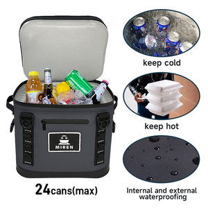 Mochila Térmica Aislada Moderna <span class=keywords><strong>Miren</strong></span> con Compartimento Inferior de 14L, Impermeable y a Prueba de Fugas, para Vino, Comida, Almuerzo, Portátil y Suave - Product Image 4