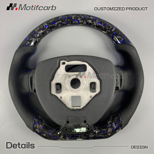 Volant personnalisé en fibre de carbone forgée bleue pour Chevrolet Camaro 1SS 2SS Coupé ZL1 LT1 2015-2026 – Amélioration de l'intérieur - Product Image 5