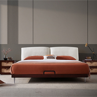 2026 Neues Hochwertiges Kingsize-Bett aus Massivholz Modernes Hotel-Design Umweltfreundlich Komfortabel Langlebig für Zuhause