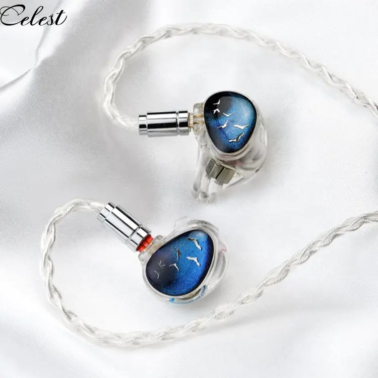 Celest kalite kulakiçi 3.5Mm Hifi örgülü kablo Iem Wried temizle kulaklık monitör kıdemli Dac Surround ses sahne kulaklık