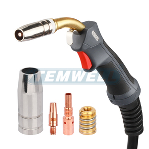 Tête de torche de soudage en cuivre TEMWELL 25AK, ensemble frontal complet pour pistolet MIG/MAG refroidi par air, 250A, cycle de service 60%, fil de 0,6-1,2 mm - Product Image 5