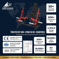 Machine de musculation professionnelle à charge de plaques pour adducteurs et abducteurs, équipement de gym pour l'entraînement de la force des cuisses (intérieures et extérieures), des pectoraux et des bras