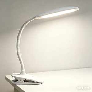 <b>USB</b> Rechargeable Clip <b>Lamp</b> 3 Brightness Levels Dimmable LED Desk Light Flexible Gooseneck Reading Light for Bed Office Study - Product Image 3