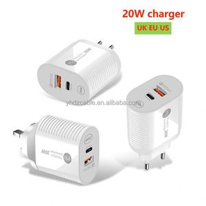ที่ชาร์จ USB 20W ชาร์จเร็ว QC3.0 USB C Type C สายชาร์จโทรศัพท์มือถือสำหรับ iPhone - Product Image 3