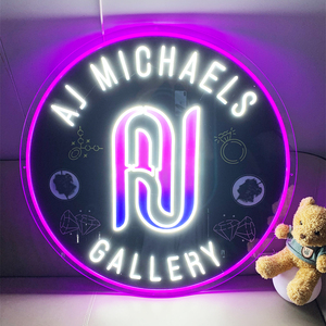 Lumières personnalisées multicolores avec télécommande, montables au mur, cadeau pour bébé, décoration pour la maison, les fêtes, les voitures, les entreprises, les événements - Product Image 2