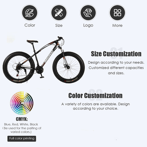Vente directe usine – VTT de descente 24/26 pouces avec freins à disque, 21 vitesses, pneus larges 4.0 pour neige – Vélo de montagne pour adultes - Product Image 2