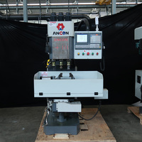 Máquina compuesta automática de perforación y fresado de metal con controlador CNC y paquete