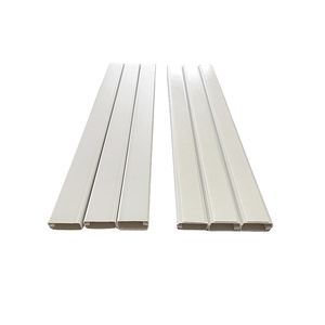 Conduits de câbles de câblage en PVC Chemin de câbles électriques en plastique Goulotte de câbles réseau décorative en PVC Couvercle transparent <span class=keywords><strong>blanc</strong></span> OEM - Product Image 4