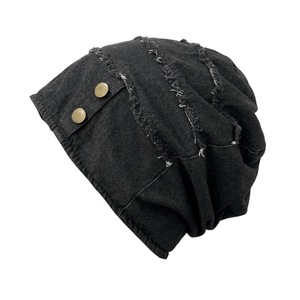 Custom Vintage Denim <b>Bucket</b> <b>Hat</b> Women New Style <b>Retro</b> Distressed Look Patchwork Beanie Fashionable Versatile Sequin Embroidery - Product Image 5