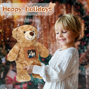 Tùy chỉnh lặp lại nói hotsale nói chuyện ghi âm nhồi Gấu ghi âm giọng nói đồ chơi sang trọng cho tự kỷ - Product Image 5