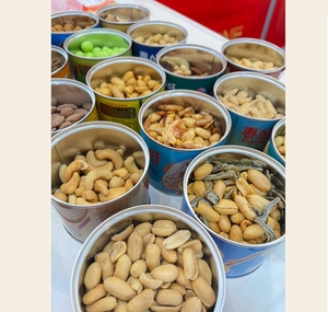 Rang muối đậu phộng với gia vị Wasabi rong biển mật ong tỏi rang đậu phộng OEM 150g đậu phộng rang muối và đóng hộp Snack - Product Image 1