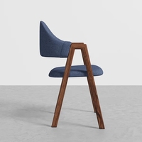 NOVA Nouveau Style Meubles De Salle À Manger Chaises De Salle À Manger Moderne De Luxe Bleu Nordique Boucle Salle À Manger Chaise Scandinave