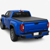 Bâche de benne souple enroulable résistante aux intempéries pour Chevrolet Colorado 2023-2026 et GMC Canyon, accessoires pour pick-up à benne de 5'1''