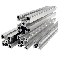 Profilé en aluminium extrudé série 6063 à bas prix, pour cadre en alliage d'aluminium 6063, utilisable avec les profilés 40x40, 50x50, 90x90.