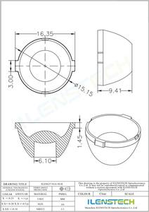 고품질 15mm 아크릴 LED 라이트 렌즈 30도 빔 각도 5050 SMD LED 광학 렌즈 - Product Image 4