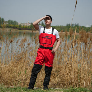 Cuissardes de pêche pour hommes respirant bas pied Wader Convertible chasse Wading pantalon kit pour la pêche à la mouche - Product Image 3