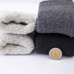Winter Thickened Terry-Loop Hosiery Men's Extra Thick Wool Socks Women Solid Color Rabbit Thermal Towel Wholesale