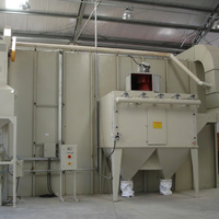 Cabine de sablage industriel pour métaux, machine de nettoyage automatique pour roues de fonderie et noyaux de moteur
