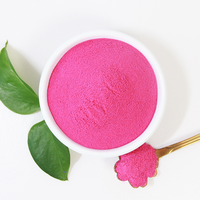 450 Mesh Oem Odm Private Label Koop 1Kg 100% Water Solubler Dragon Fruit Poeder Roze Pitaya Poeder