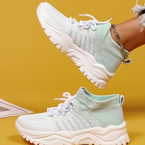 <span class=keywords><strong>Chaussures</strong></span> de sport décontractées pour femmes grandes tailles 40-44, respirantes, légères, confortables, à enfiler, semelle extérieure en EVA - Product Image 2