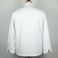 CHECKEDOUT Restaurant Cuisine Style Chinois Double Poitrine Chef Uniforme Culinaire Personnel Uniformes