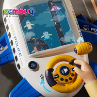 Volante de Juguete de Plástico Colorido para Niños, con Luces, Música y Sonidos de Aviones, para Edades de 2 a 9 Años