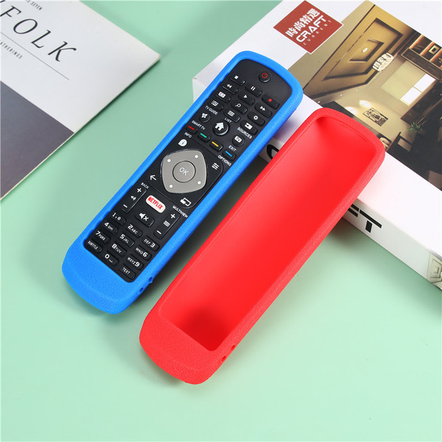 Cross-Border Compatible for PHILIPS Night Glow Plastic Anti-Shock Thickened Protective Case for Remote Controls for TV