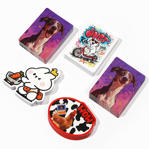 Tùy chỉnh ngoài trời ngẫu nhiên không thấm nước Sticker Sheets <span class=keywords><strong>Hologram</strong></span> nhãn in logo Vinyl PVC Tùy chỉnh Holographic Stickers chết cắt - Product Image 5