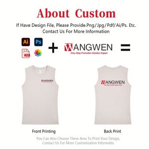 Débardeur de musculation respirant personnalisé pour hommes, coupe musculaire, imprimé sur mesure, en coton uni sans manches - Product Image 2