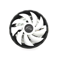 Ventilateur de refroidissement CPU en aluminium haute performance série UFO, DC12V 3 broches RGB, roulement hydraulique, 9 pales silencieuses, dissipateur thermique pour PC