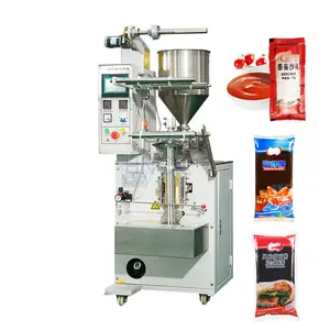 Electric Doypack Spout Double Sauce Chocolate Spread Dairy Cream Roll Detergent Soap Fill Machine Sales with Mixer