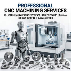 Piezas CNC de Aluminio de Grado Aeroespacial Personalizadas para Robótica, Robots Humanoides y Cobots |   Componentes de Precisión OEM de 5 Ejes ±0.005mm - Product Image 1