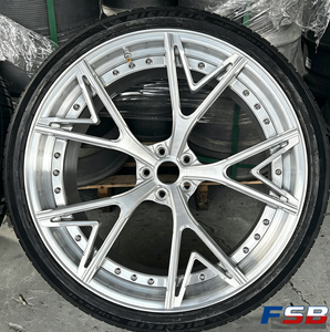 Jantes forgées de luxe personnalisées FSB 18 20 22 24 <span class=keywords><strong>26</strong></span> pouces 5x114.3 5x120 5x130, jantes forgées en 2 pièces pour 300 301 303 305 309 - Product Image 2