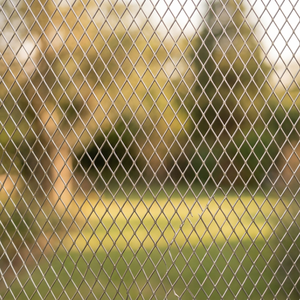 Aluminum Expanded Metal Mesh Diamond Pattern Fence Panel Aluminum Expanded Metal Mesh Industrial Guardrail Panel - Product Image 1