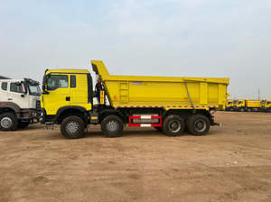 Sinotruk Howo 8x4 12 tekerlekli 31-40T ağır madencilik DAMPERLİ KAMYON Euro 2 dizel 371-375HP yeni damperli kamyon - Product Image 3