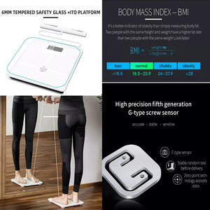 Báscula de grasa corporal inteligente, analizador digital de grasa corporal con 8 sensores, para mano y pie - Product Image 6